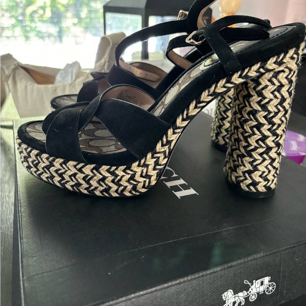 Coach talina heel sandals